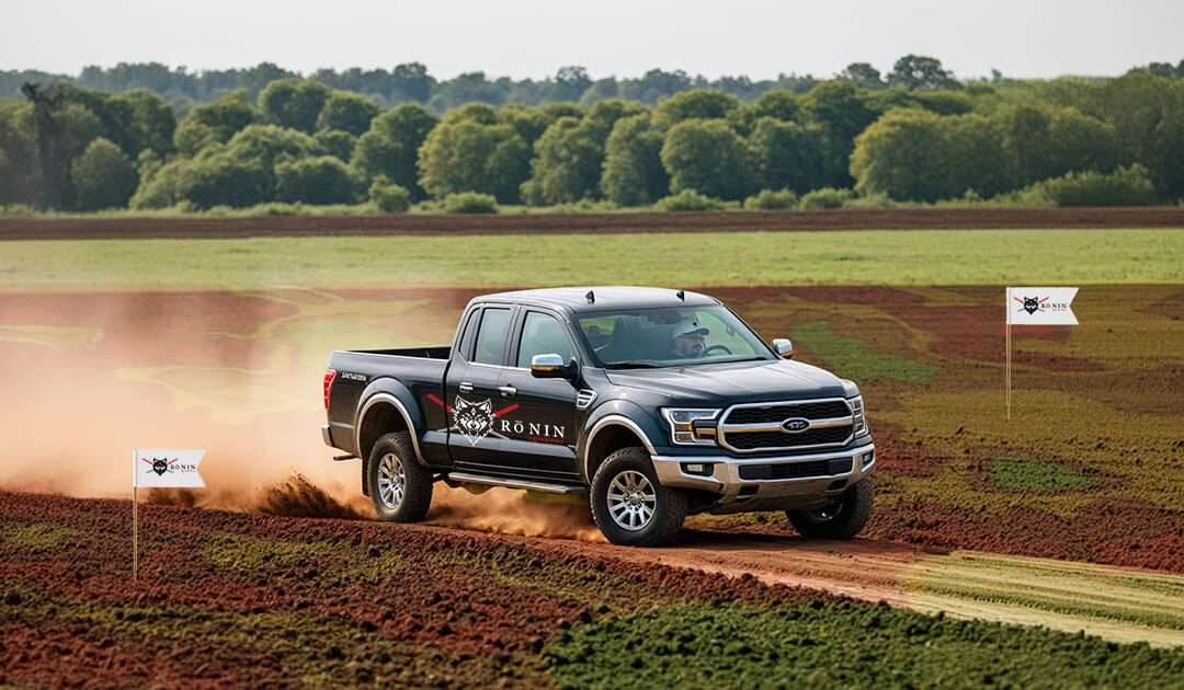 Professional agronomist using GPS technology for accurate soil sampling in a field.